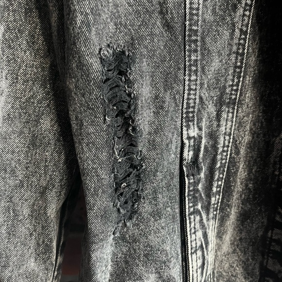 Black Denim Jacket - Picture 6 of 8